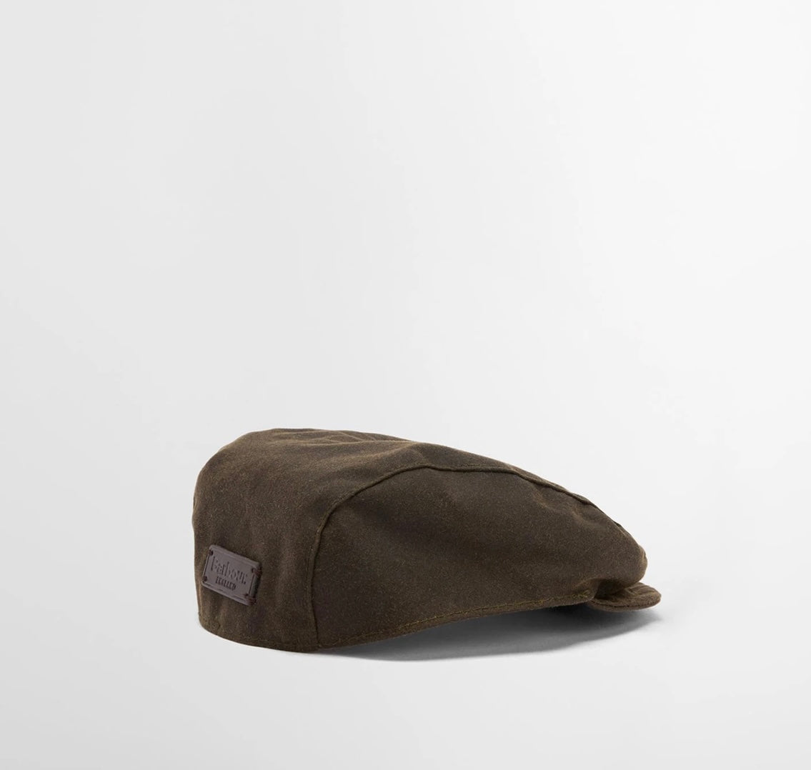Barbour Waxed Cotton Dog Cap - Size S/M