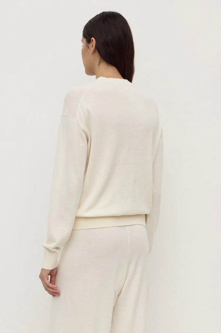 Assembly Label Cotton Cashmere Sweater - Cream