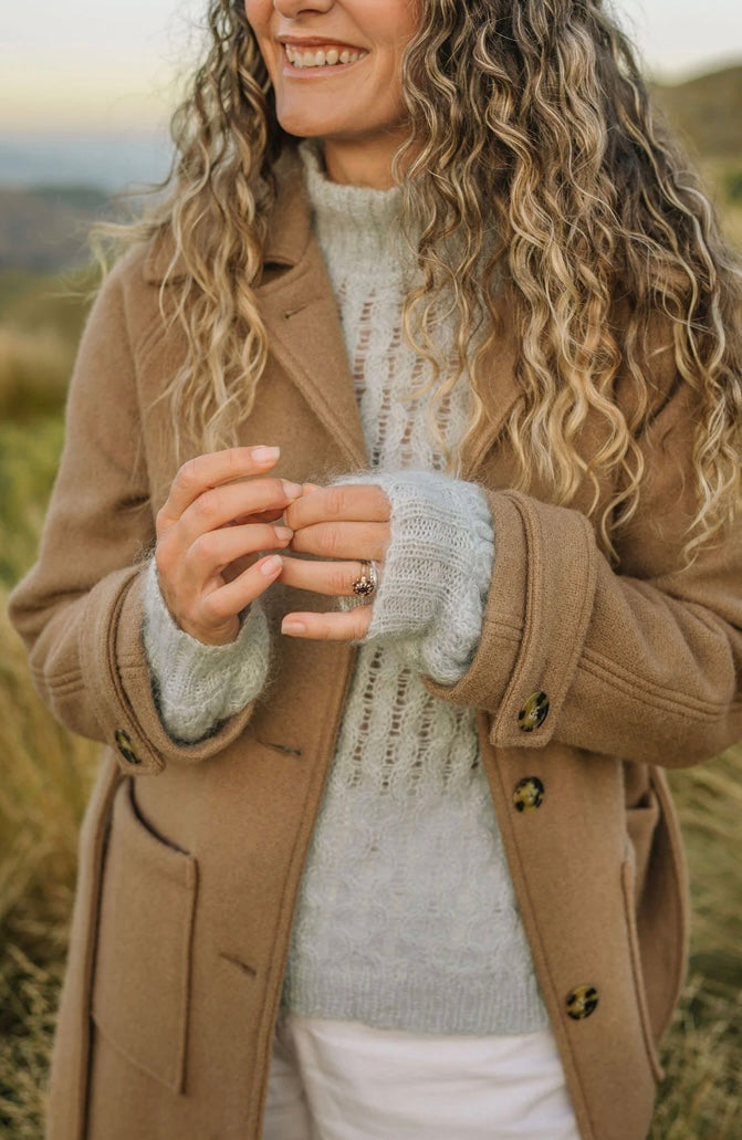 Atér Luxe Elgin Wool Trench Coat - Camel