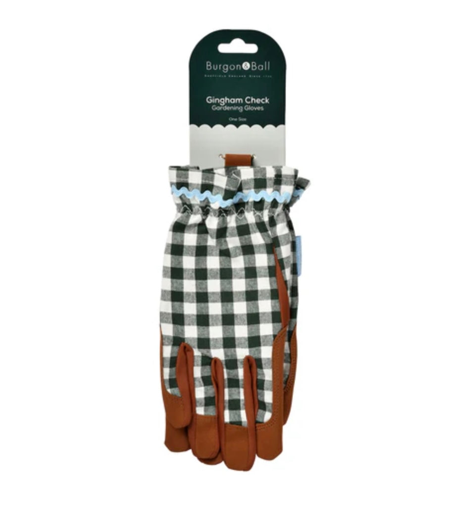 Burgon & Ball Garden Glove - Heritage Green Check