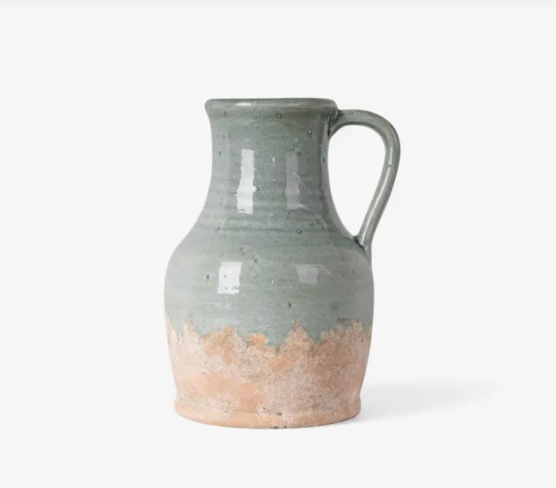 French Country Collections Varese Jug pale blue