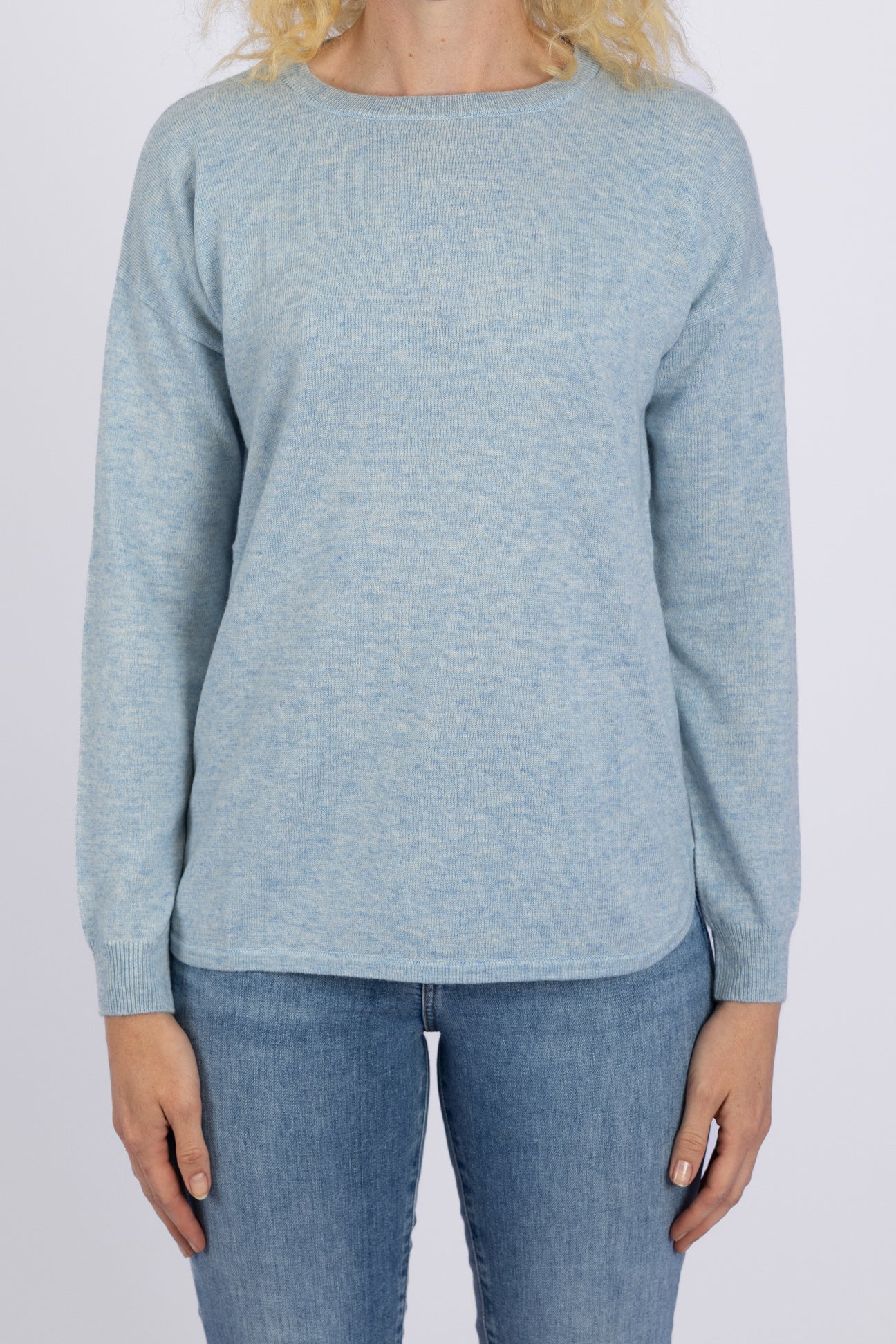 Bow and Arrow - Swing Jumper with Blue Betsy Liberty Patches - Pale Blue