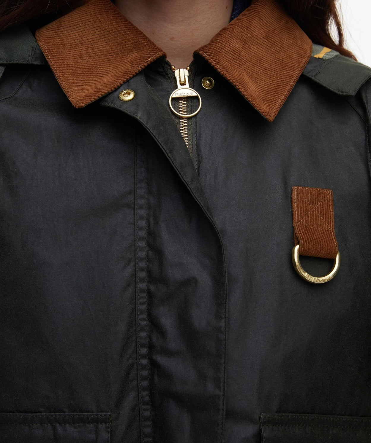 Barbour Erma Waxed Jacket - Archive Olive / Ancient Tartan