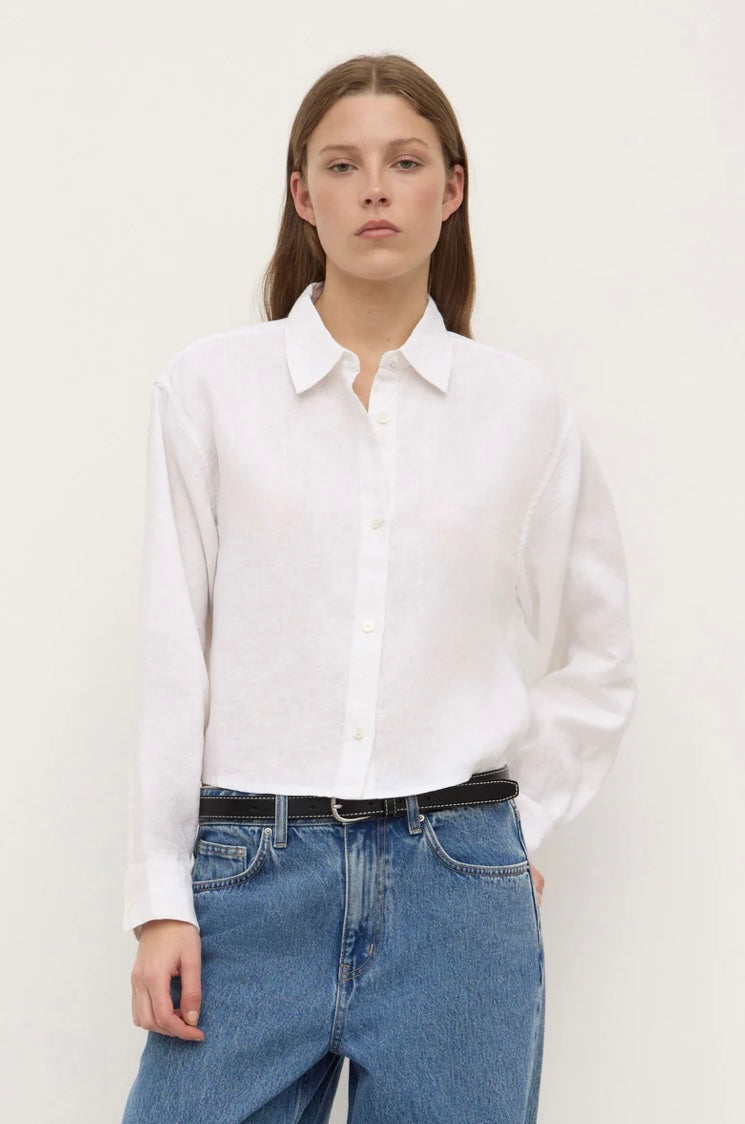 Assembly Label Lilah Linen Boxy Shirt