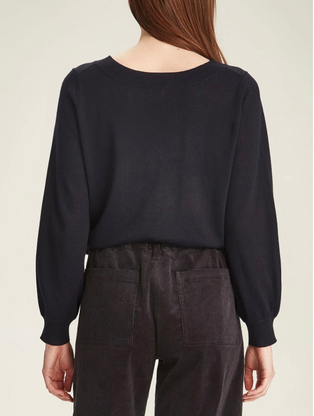 Sills Floro Merino Boatneck Top