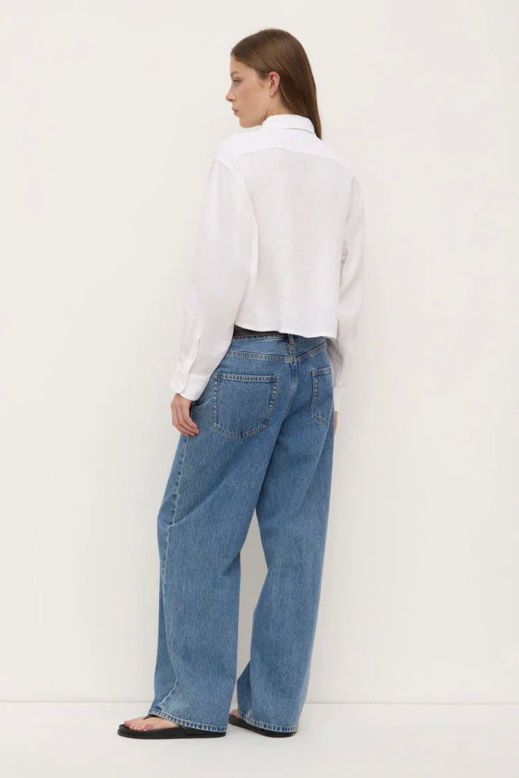 Assembly Label Lilah Linen Boxy Shirt