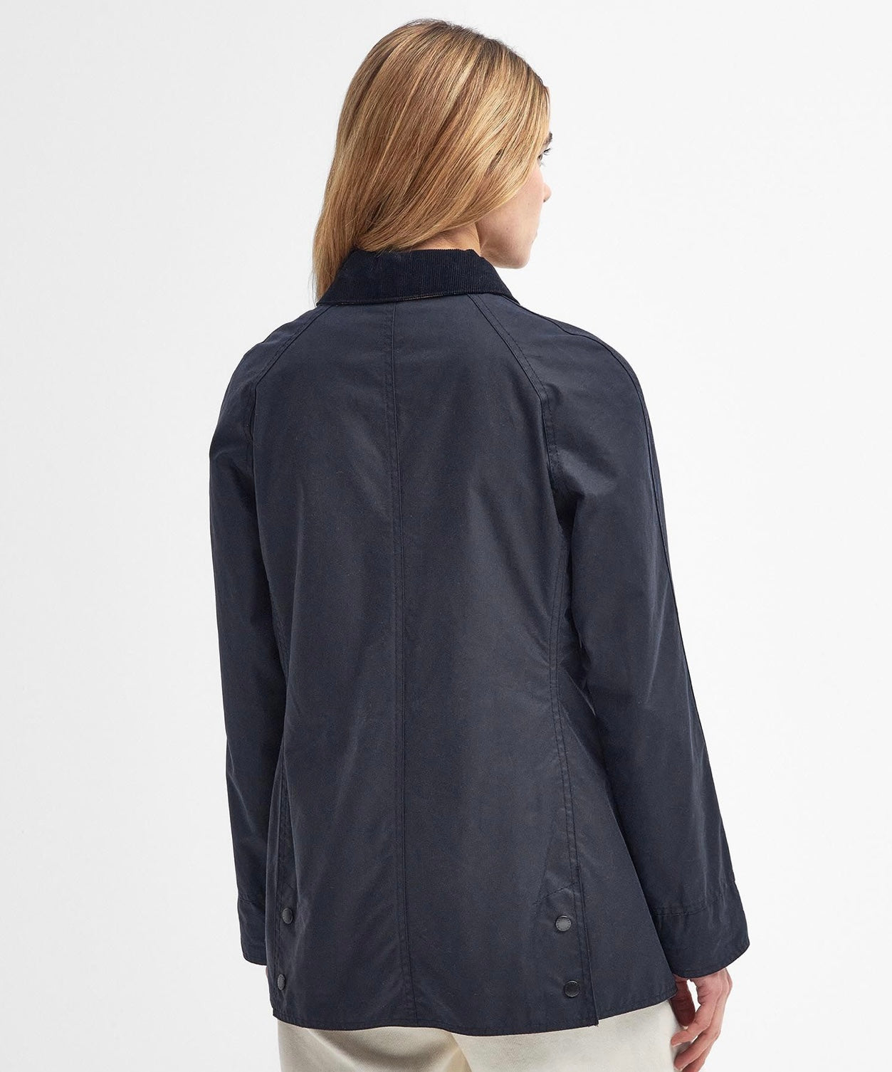 Barbour Beadnell Waxed Jacket - Navy