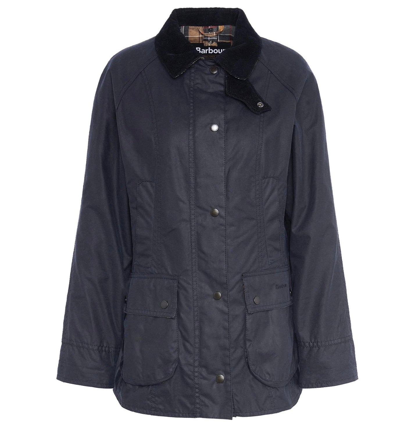 Barbour Beadnell Waxed Jacket - Navy