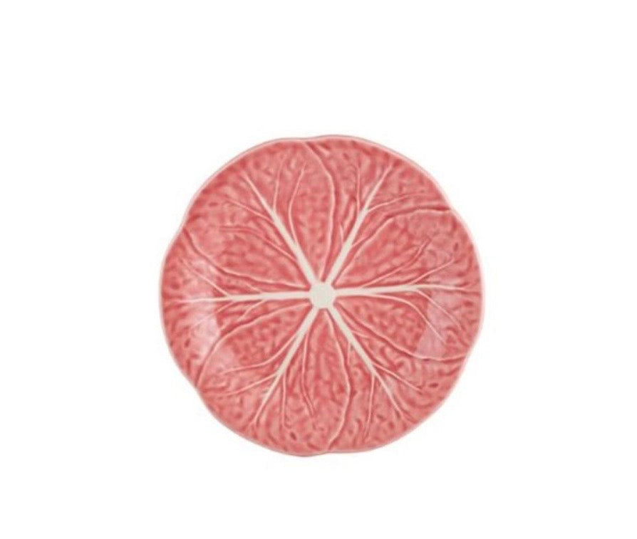 Bordallo Pinheiro Pink Cabbage Plate 19cm