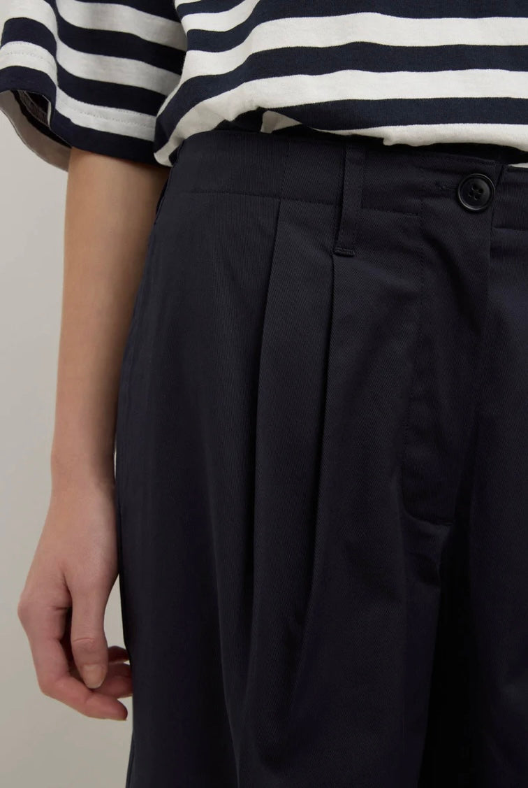 Assembly Label Ellen Cotton Twill Pant - Navy