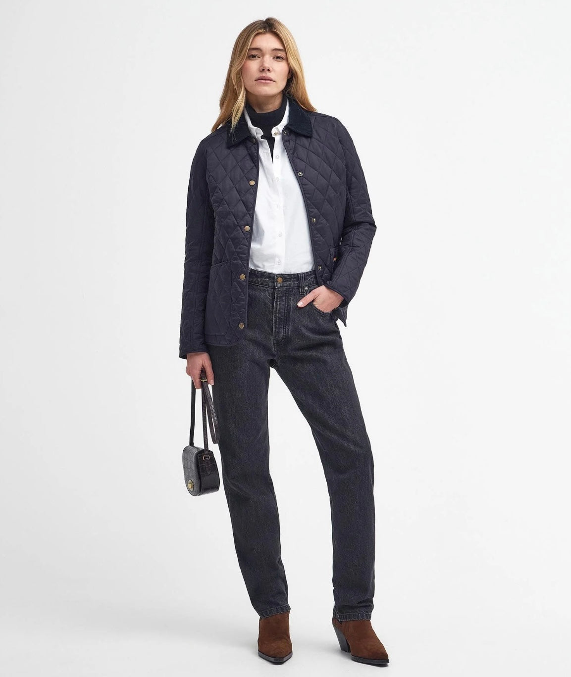 Barbour Annandale Quilted Jacket - Navy