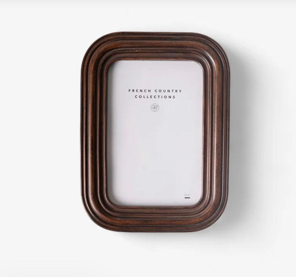 French Country Chestnut Ribbed Photo Frame 4x6
