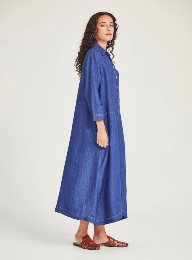 Sills Sofia Linen Shirt Dress