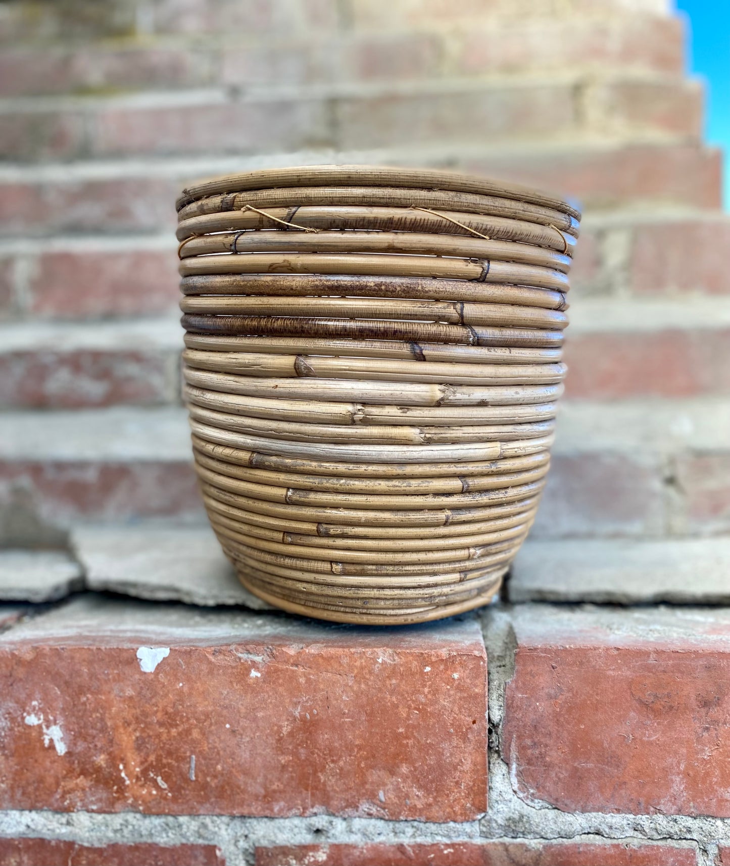 Bamboo Decorative Plant Pot
