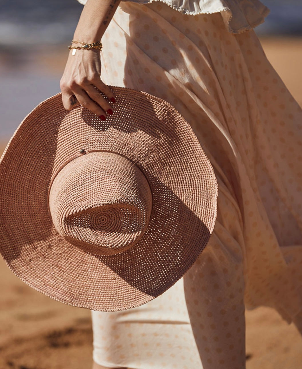 Made in Mada Aziz hat with leather braid