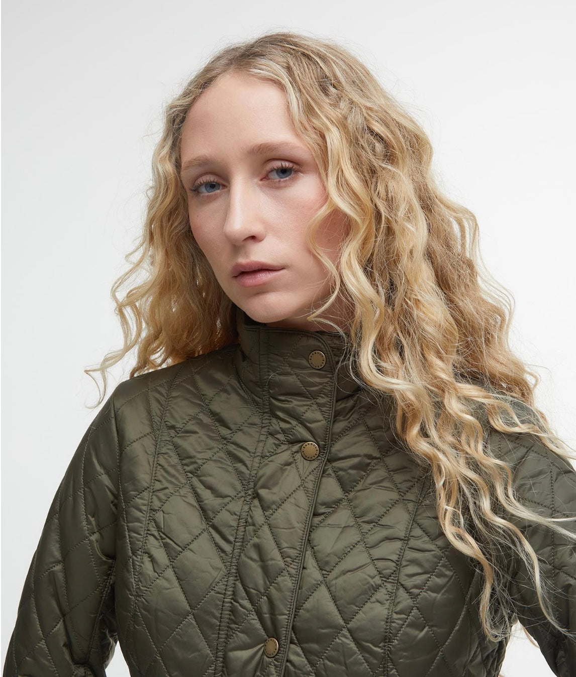 Barbour Flyweight Cavalry Quilted Jacket - Olive