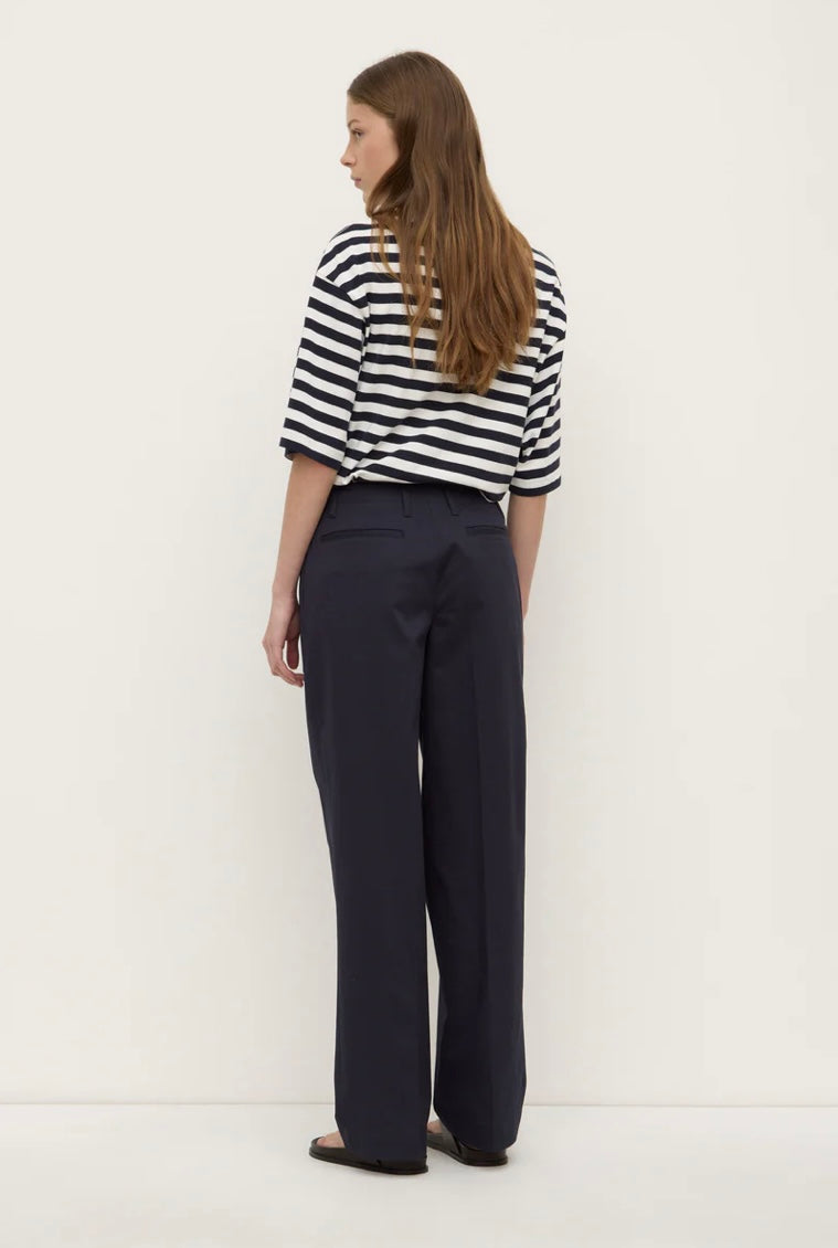 Assembly Label Ellen Cotton Twill Pant - Navy