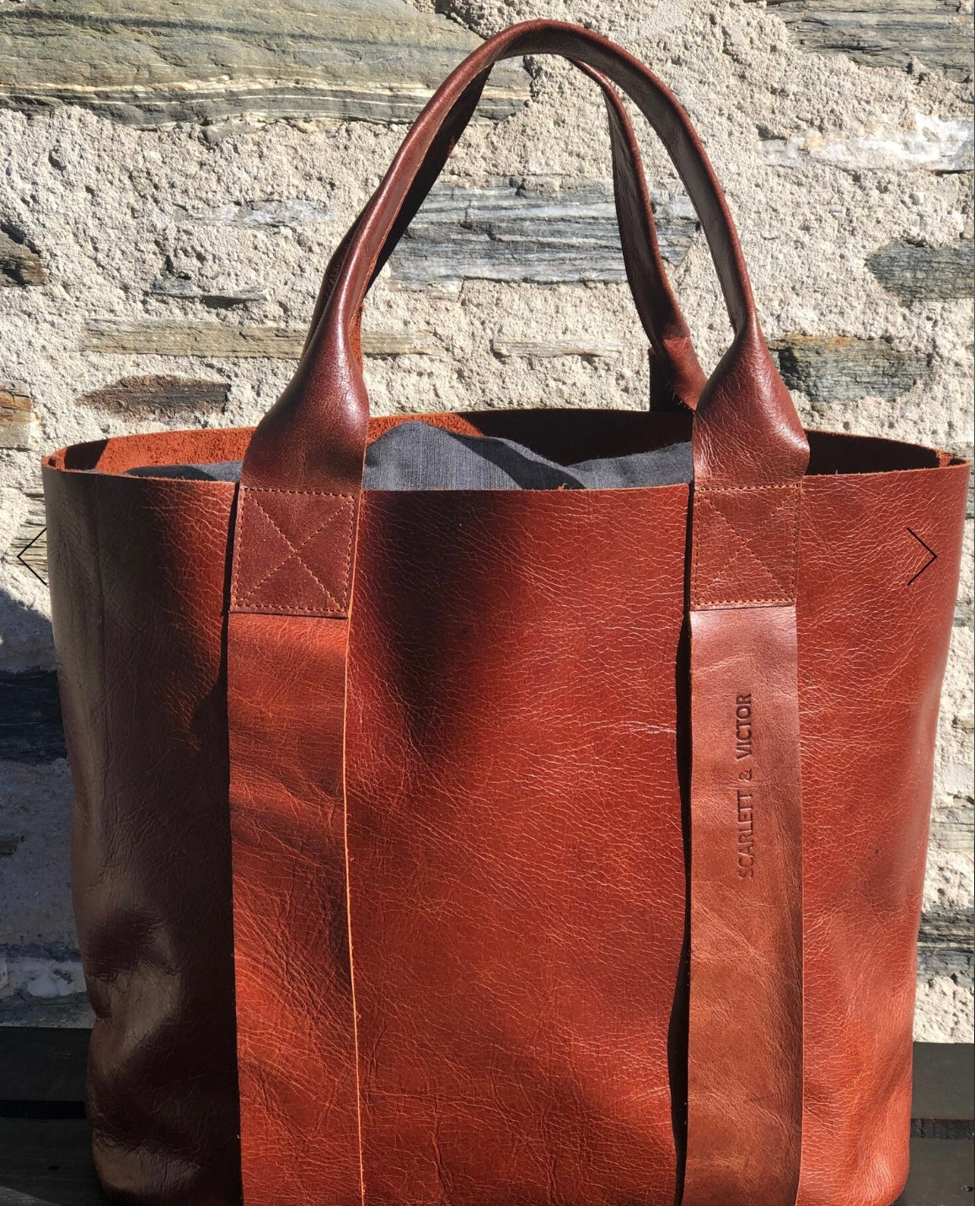 Scarlett & Victor ‘The Tote’ - Ganache