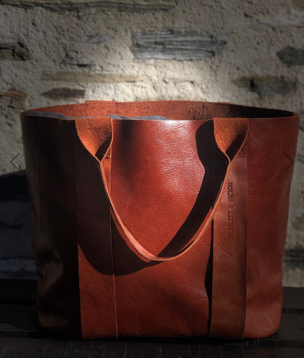 Scarlett & Victor ‘The Tote’ - Ganache