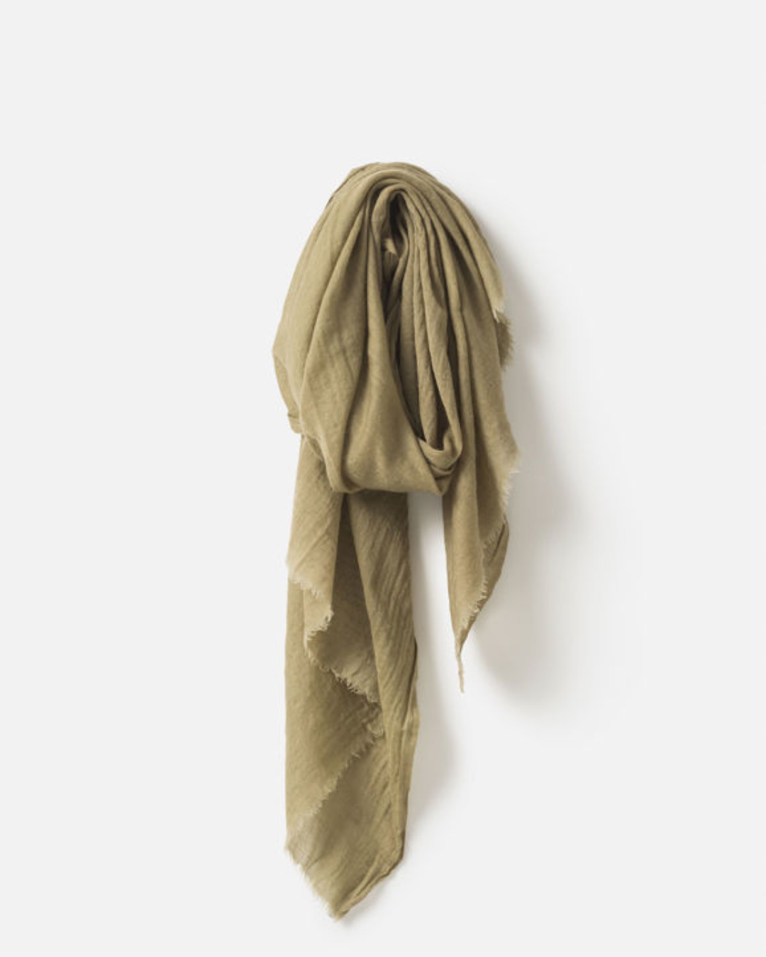 Citta - Lilian Wool Silk Scarf - Fennel