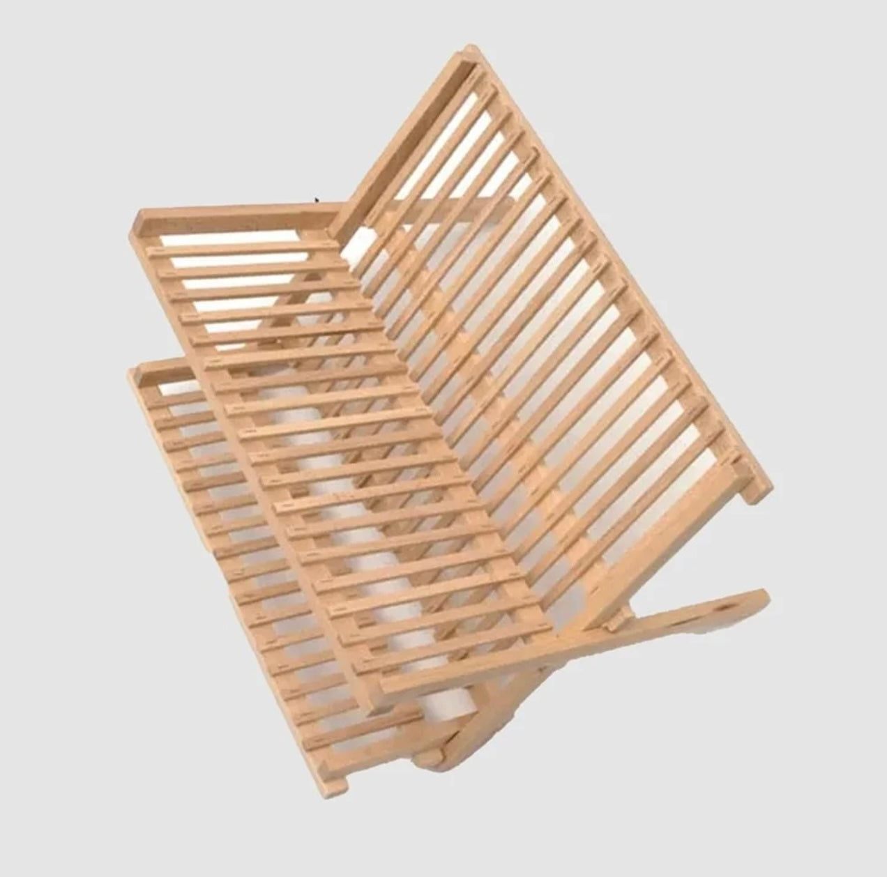 Dishy Beech Wood Disk Rack