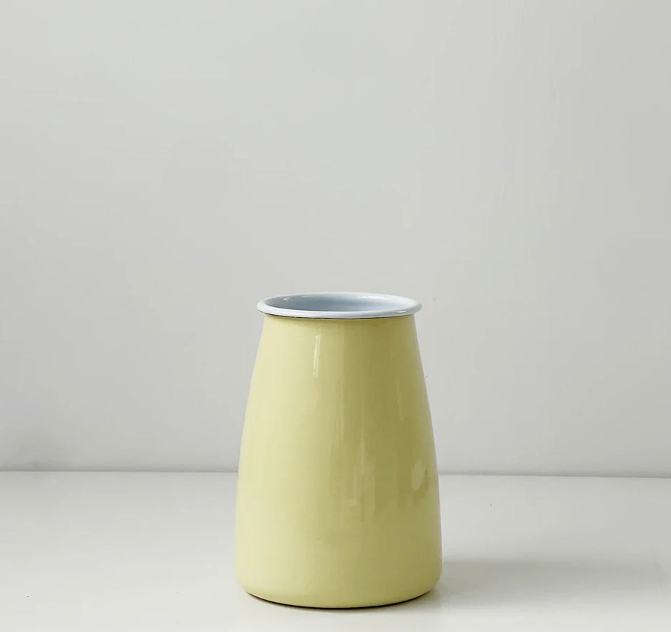 Dishy Enamel Utensil Holder Butter