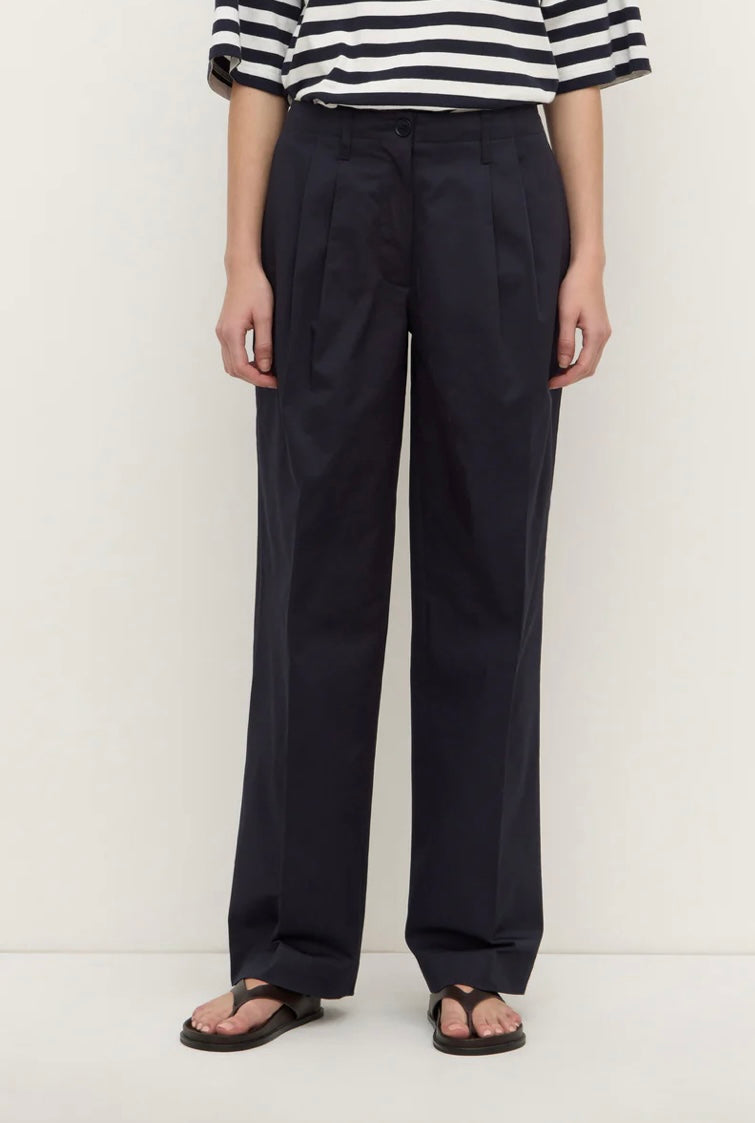 Assembly Label Ellen Cotton Twill Pant - Navy