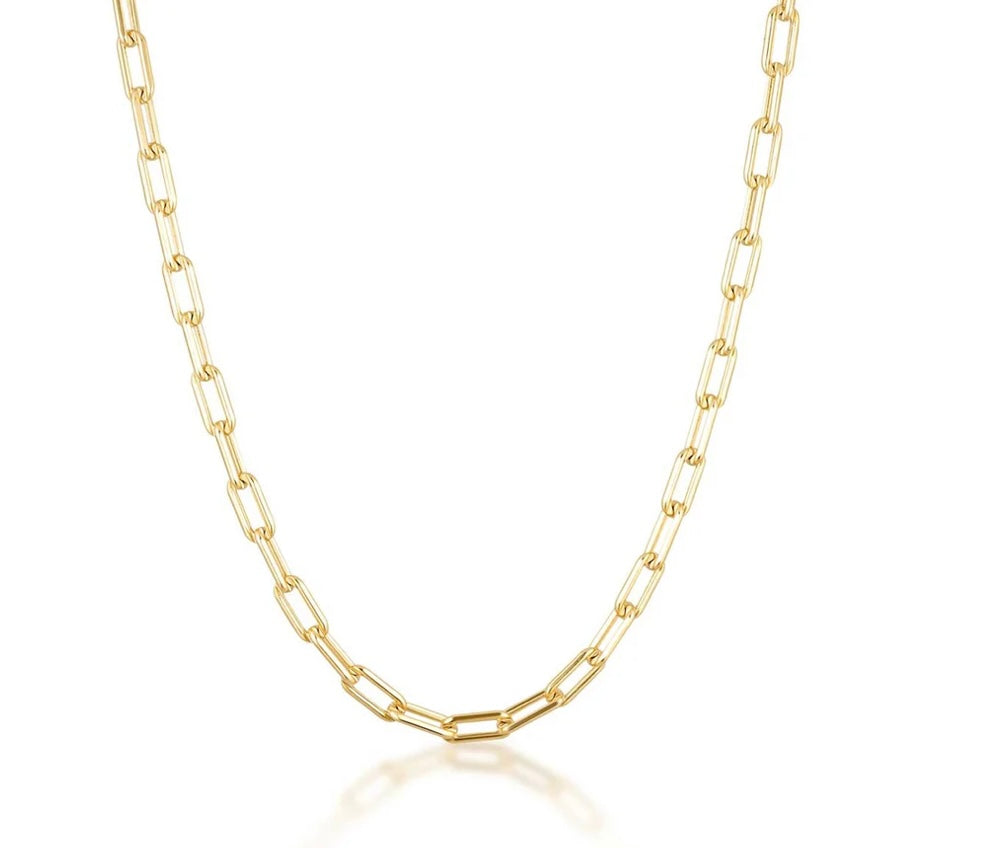Linda Tahija Paperclip Necklace