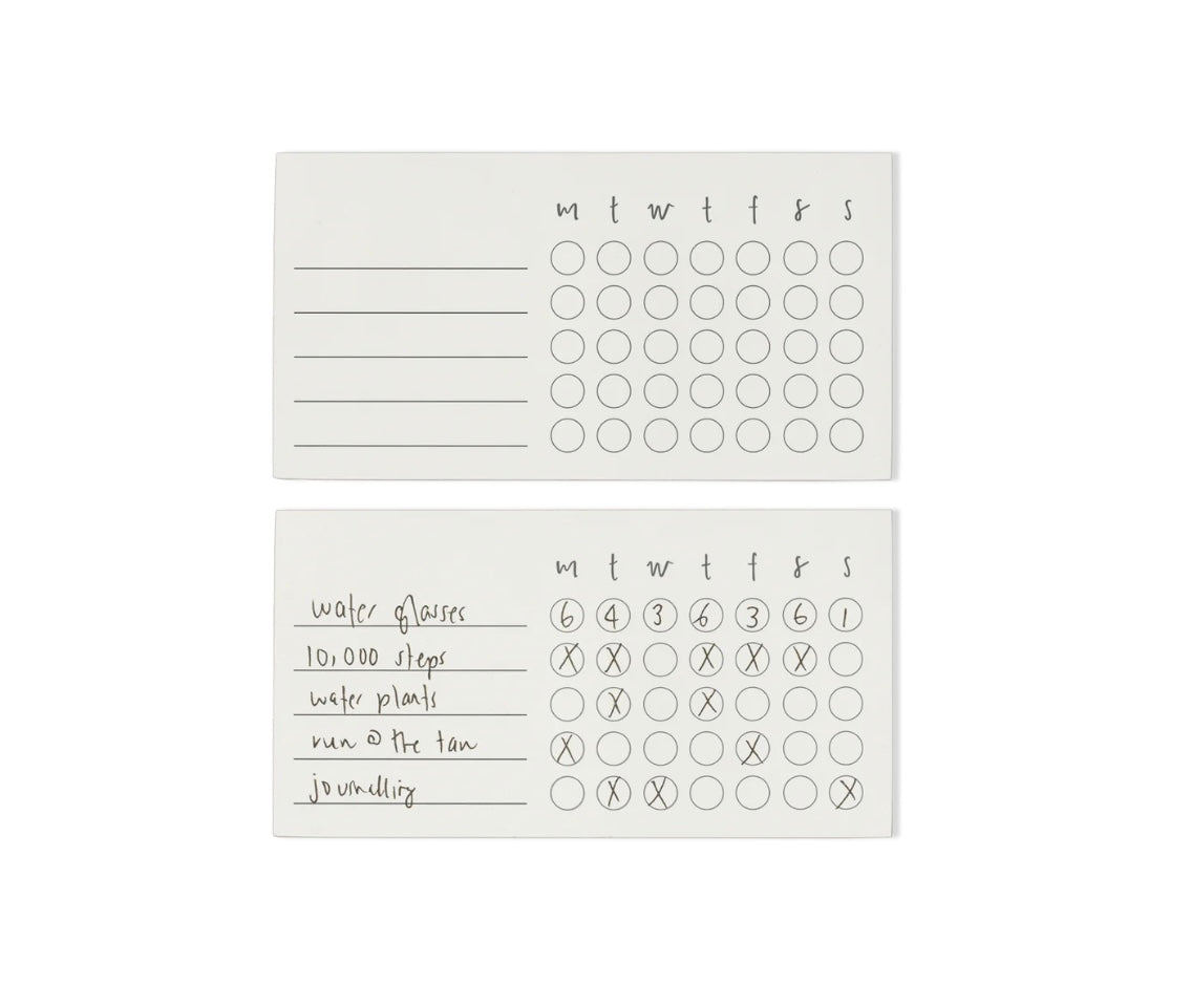 Emma Kate Co Habit Tracker Sticky Note
