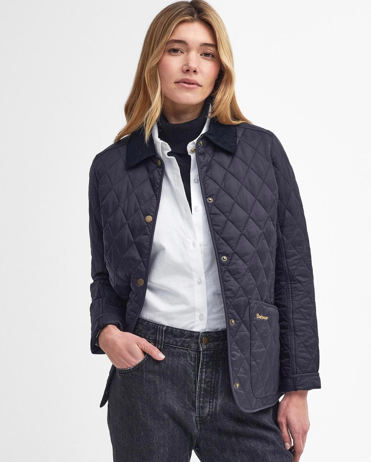 Barbour Annandale Quilted Jacket - Navy