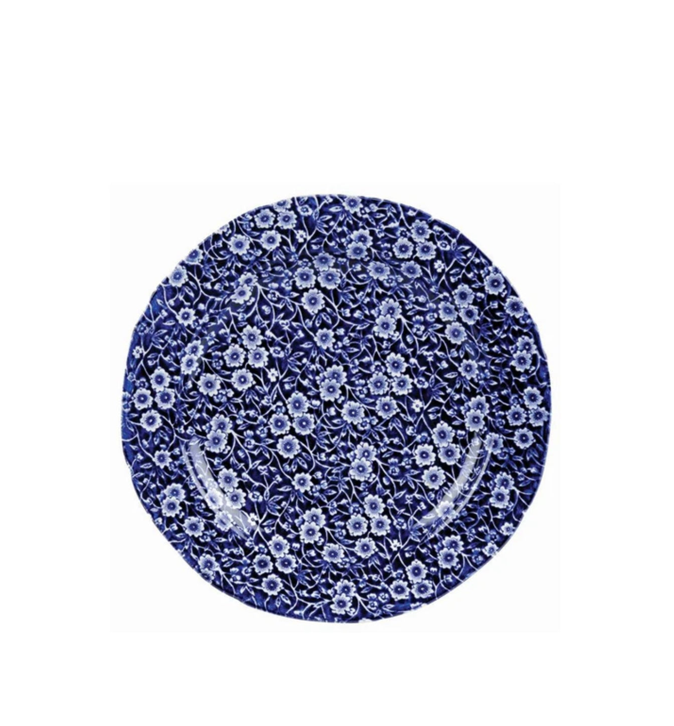 Burleigh Blue Calico Plate 21.5cm