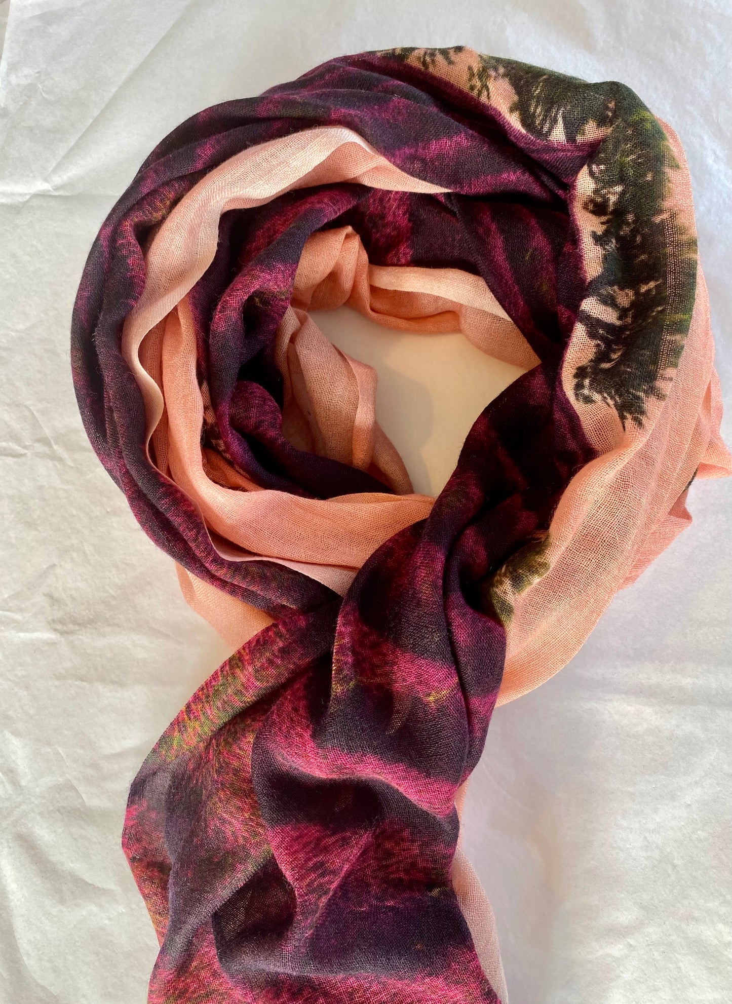 Namaskar Scarf - Purple Field