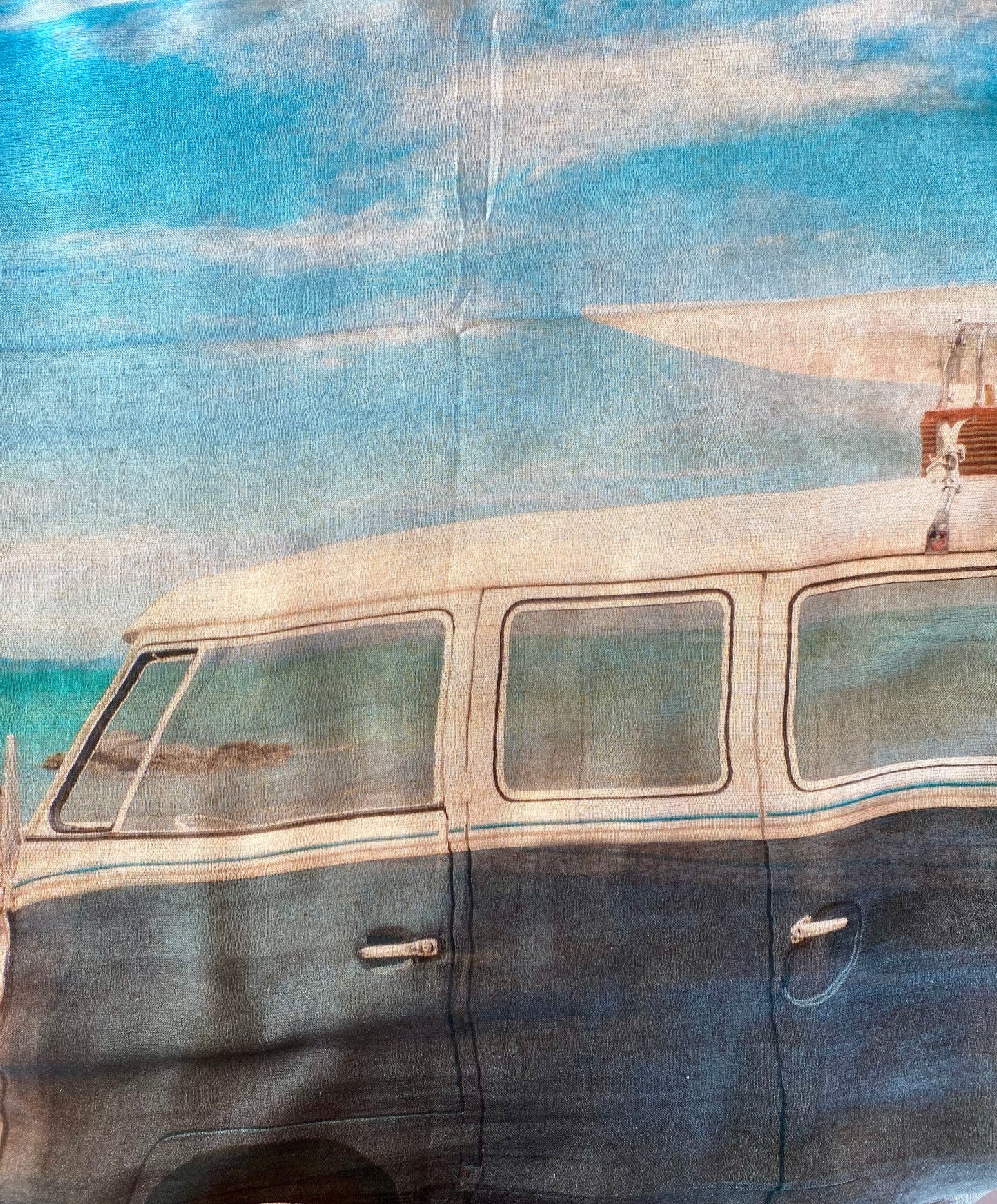 Namaskar Scarf - Beach Print