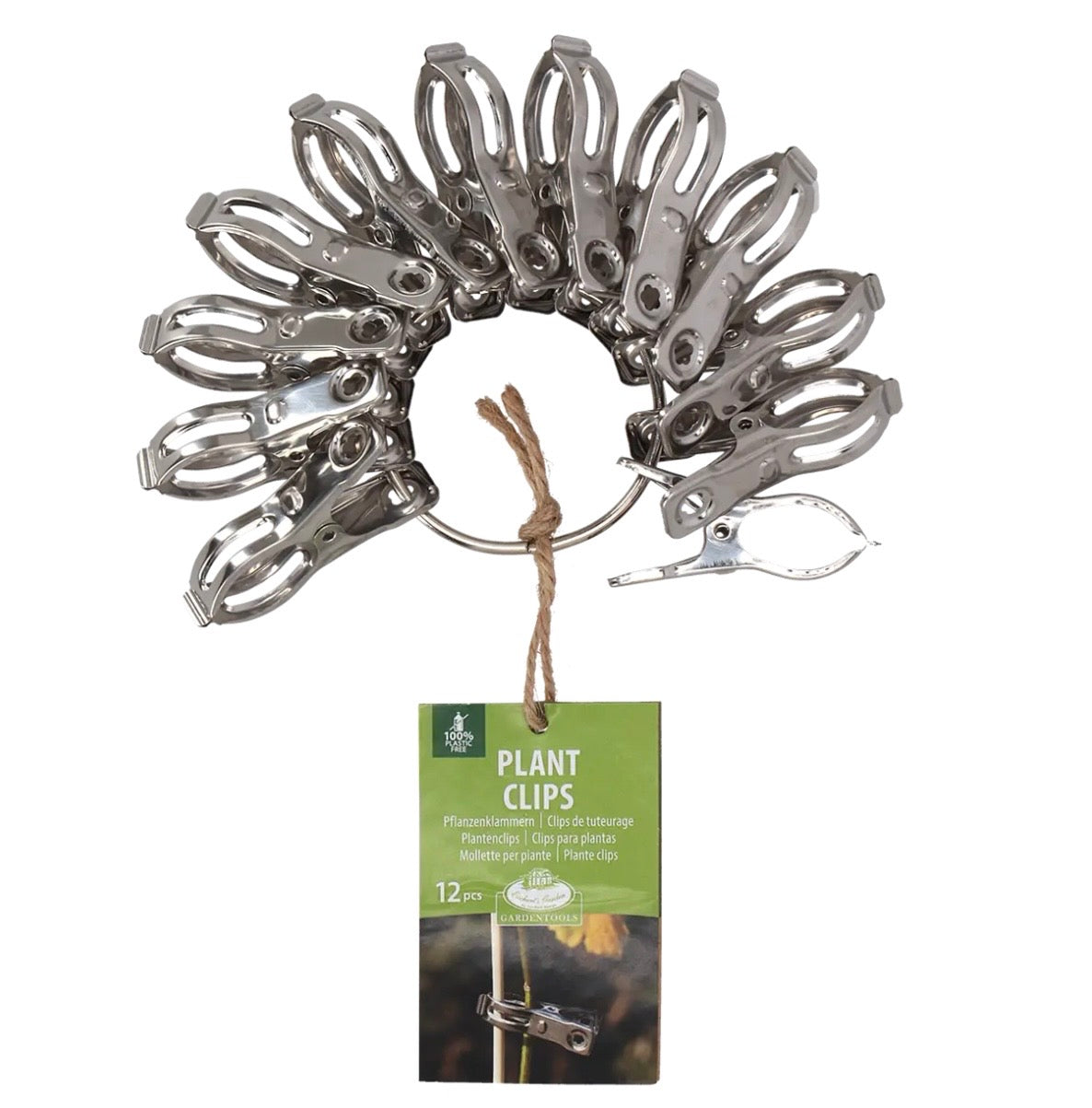 Set of 12 plant clips