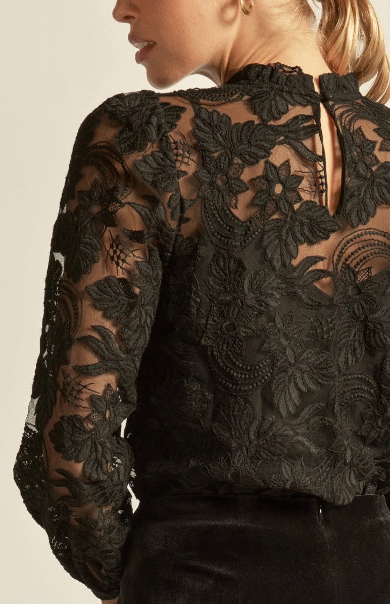 Zoe Kratzmann Glint Top - Black