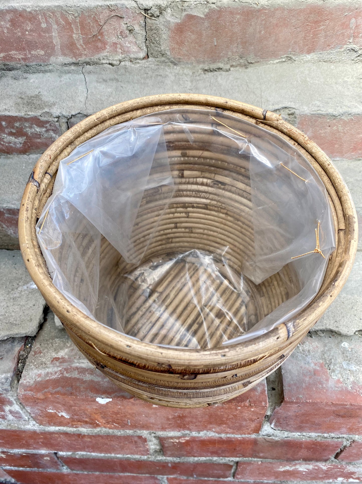 Bamboo Decorative Plant Pot