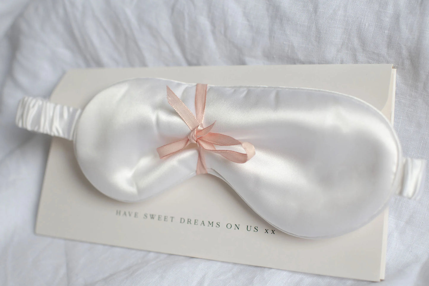 Ever You Luxury Silk Sleep Mask - White