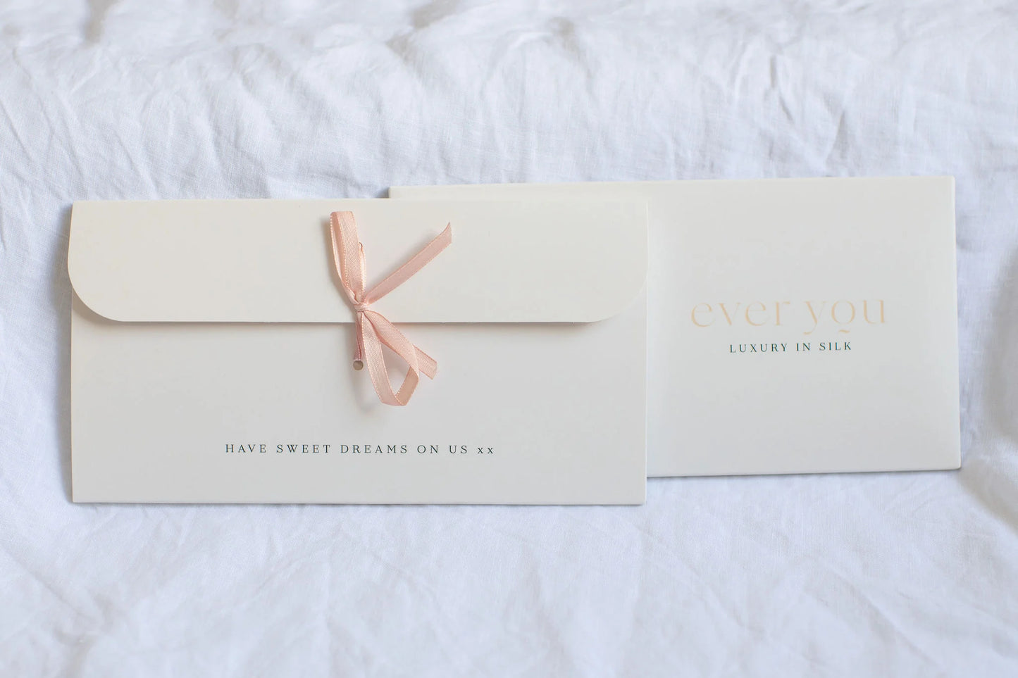 Ever You Luxury Silk Sleep Mask - White Rose (Limited Edition)