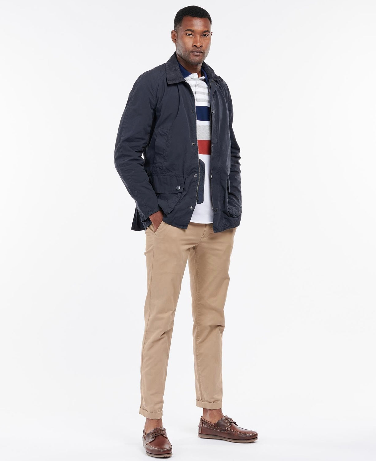 Barbour Ashby Casual Jacket - Navy