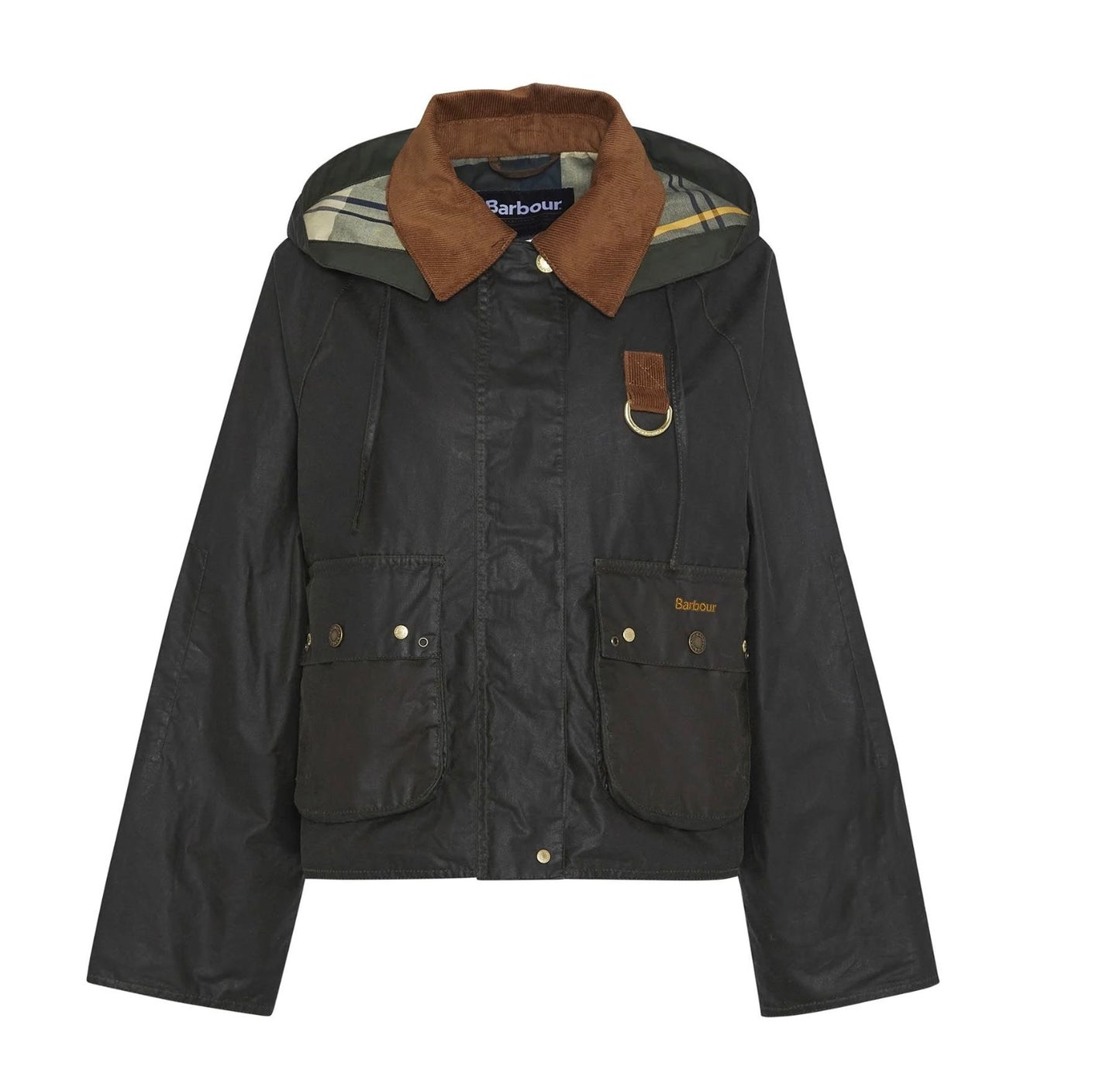 Barbour Erma Waxed Jacket - Archive Olive / Ancient Tartan