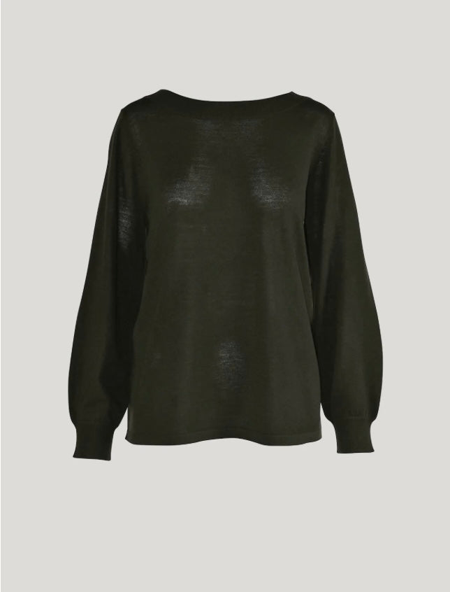 Sills Floro Merino Boatneck Top
