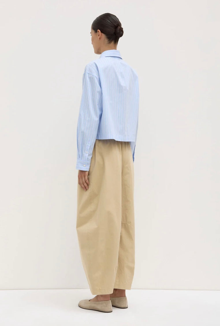Assembly Label Tessa Poplin Cropped Shirt