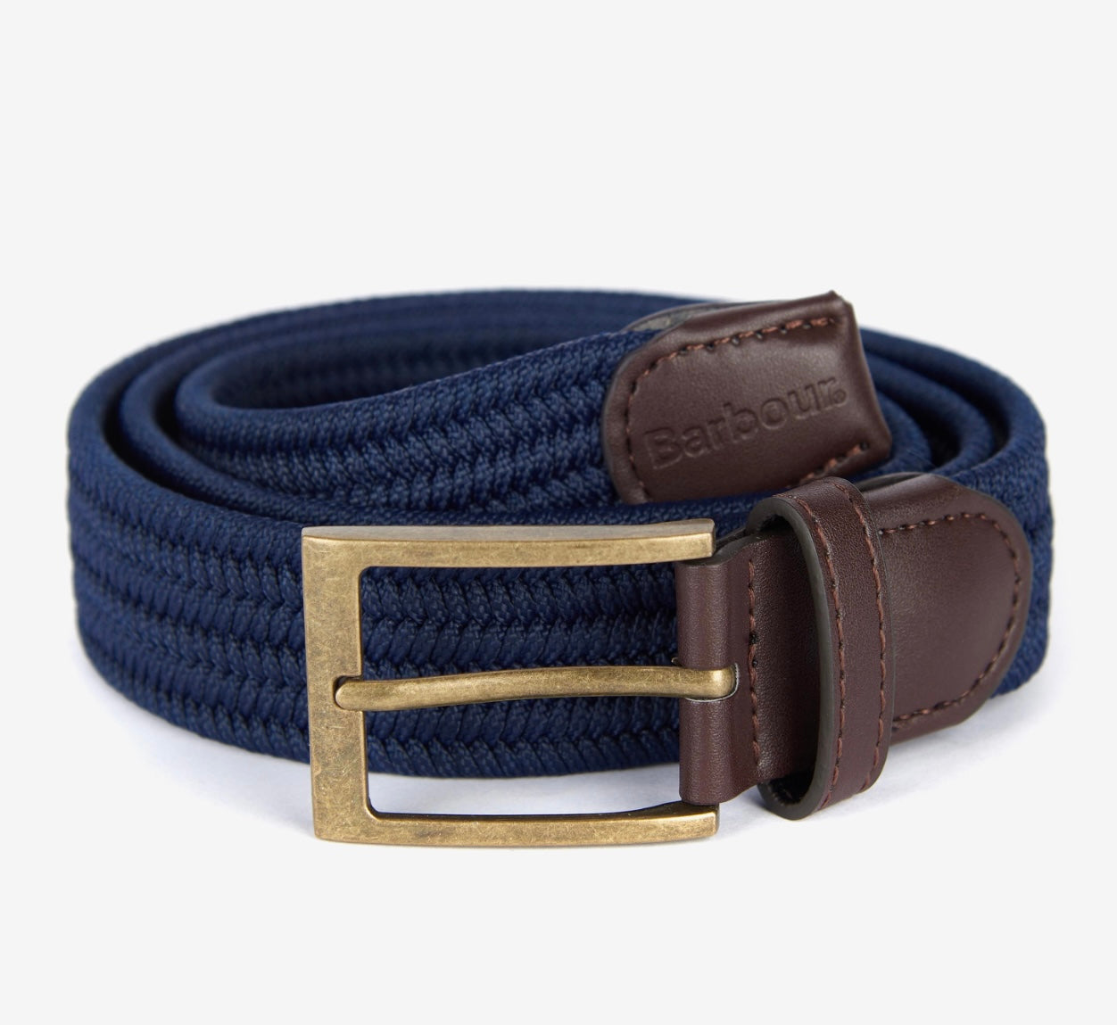 Barbour Nevis Stretch Webbing Belt - Classic Navy