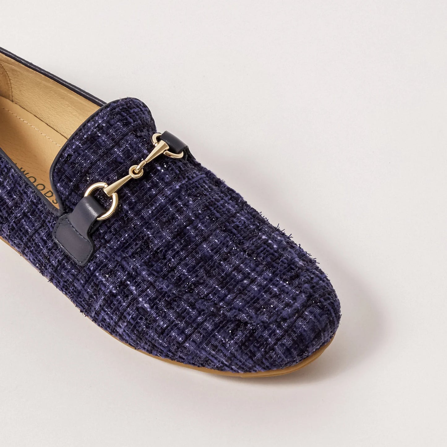 MILLWOODS - Women's Navy Tweed Loafer