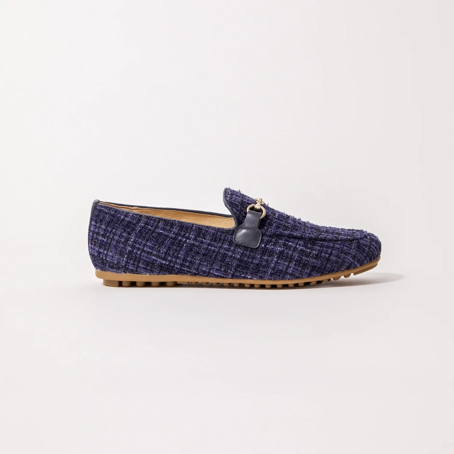 MILLWOODS - Women's Navy Tweed Loafer