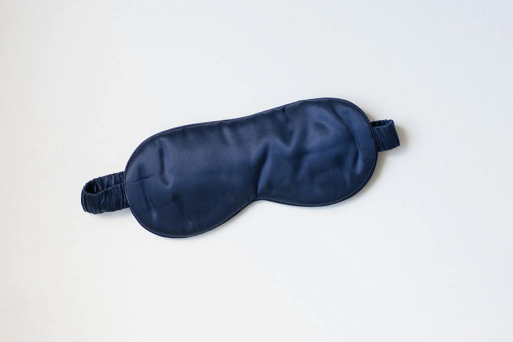 Ever You Luxury Silk Sleep Mask - French Navy