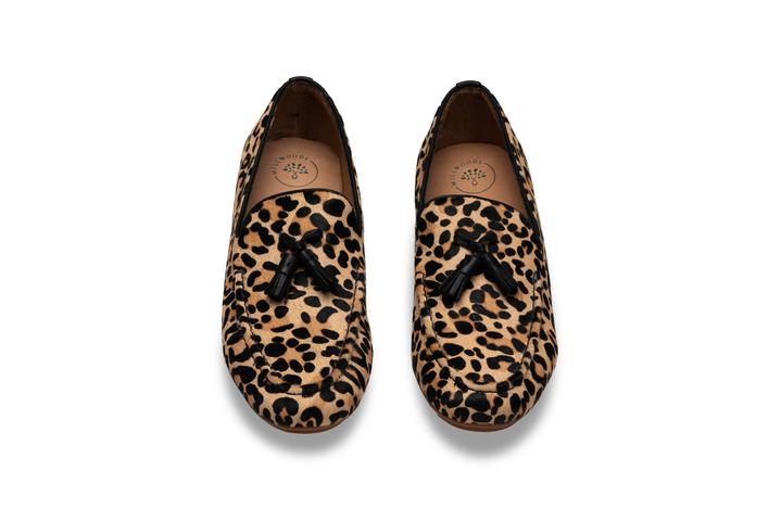 Women's hot sale leopard loafers