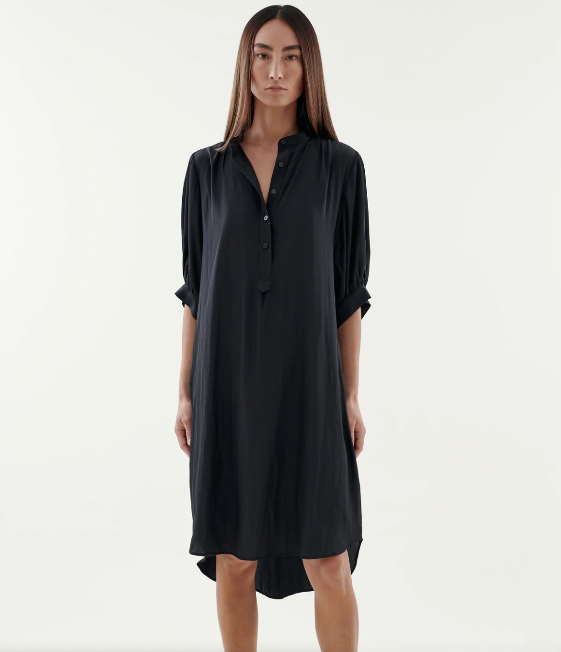 Vise Shirt Dress - Coal