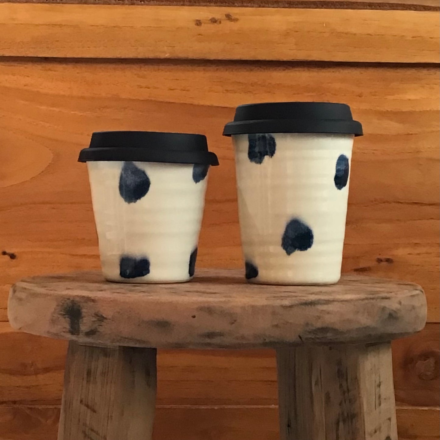 Robert Gordon - Small Keep Cup, Navy Spot