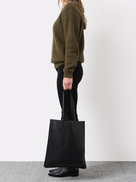 Citta - Black Leather Tote